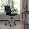 Flash Furniture Black LeatherSoft Drafting Chair with Skate Wheels GO-2286B-BK-RLB-GG - alternate 1